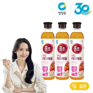 청정원 저당 홍초 레드애플 900ml 외 1종 총3개