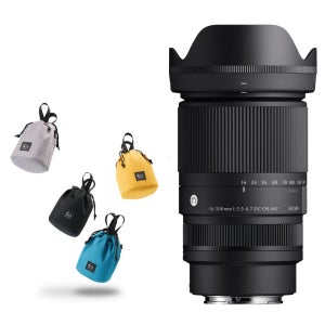 시그마 C 16-300 OS 크롭 소니 E + 렌즈 파우치
