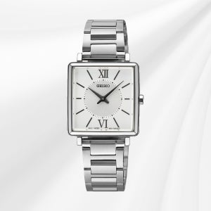 백화점AS가능 세이코 SWR111P1 레이디 스퀘어 사각 여성메탈시계 여자시계