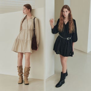 [추석특가][제로스트릿][2TYPE] 소프트 셔츠 원피스 SOFT SHIRT ONE-PIECE