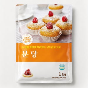 새롬푸드 분당 설탕 가루 100% 슈가파우더 분말 1kg, 1개