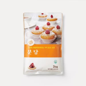 새롬푸드 분당 설탕 가루 100% 슈가파우더 분말 3kg, 1개