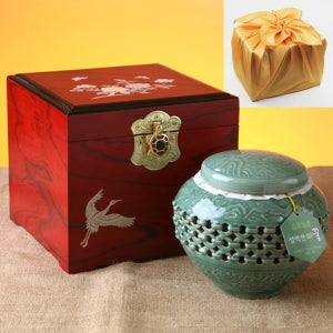 설악산허니팜 고급 도자기꿀 8호 헛개야생화꿀 1.2kg 추석 설 명절 선물세트