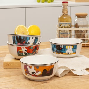 가스파드와 리사 도자기 라운드 대접