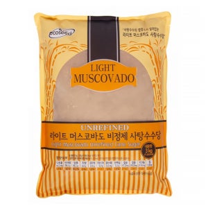 라이트 머스코바도 비정제 사탕수수당 3kg