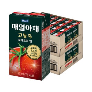매일야채 고농축 토마토의 힘 125ml 48팩