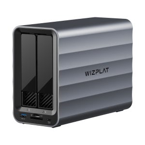 위즈플랫 HDX200UH 2베이 외장스토리지 외장하드 RAID USB허브 52TB