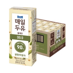 매일두유 99.9 플레인 저당두유 190ml 24팩