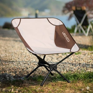 레토 경량 캠핑 의자 접이식 트래블라이트 체어 LCP-TL07 소, 아이보리, 1개