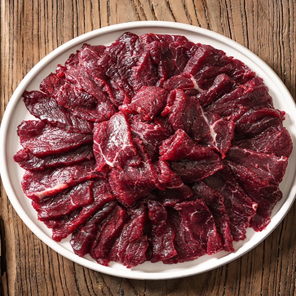 장가한우 당일도축 생고기 쫀득한 식감 대구 뭉티기 육회 육사시미 250g+250g