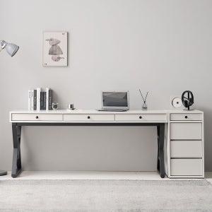 네오 와이드 과외 학생책상 넓은 대형 공부 거실 책상 2200