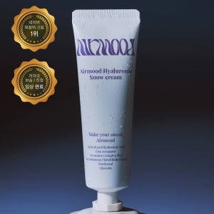 에어무드 스노우크림 히알루로닉 승무원 화잘먹 크림 속건조 수부지수분 50ml 1개
