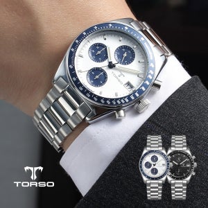 토르소 T506M 명품 남자 메탈 남성 야광 선물 스톱워치 손목 시계