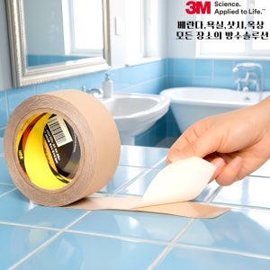 3M 8777 고성능 방수테이프 사계절용 바닥 벽 창문 25mmX11.4m, 1개