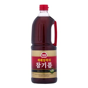 해표 재래압착식 참기름 1.8L