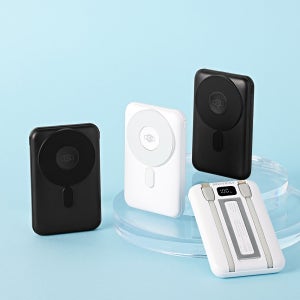 마농 스탠드형 고속 무선충전 맥세이프 케이블 보조배터리 10,000mAh