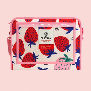 플레이조이 카시트 차량 트레이 미술 플레이 트레블 백 스트로베리 Strawberry