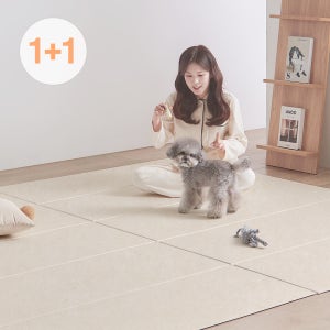 (1+1) 피오르 강아지매트 폴딩 펫 애견 슬개골 논슬립 미끄럼방지 거실 바닥 놀이 방수