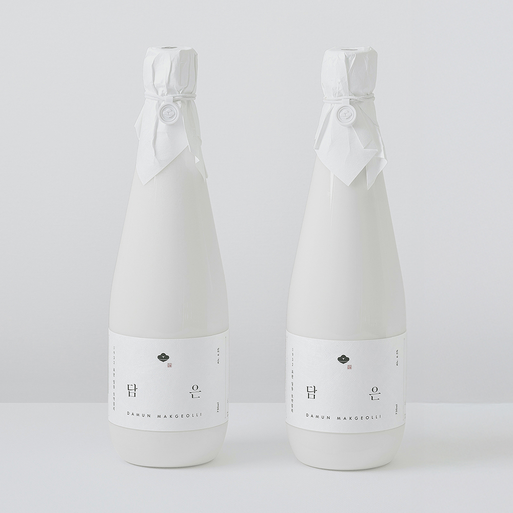 [담은 막걸리] 프리미엄 담은 막걸리 화이트 2병 6.5도 750ml