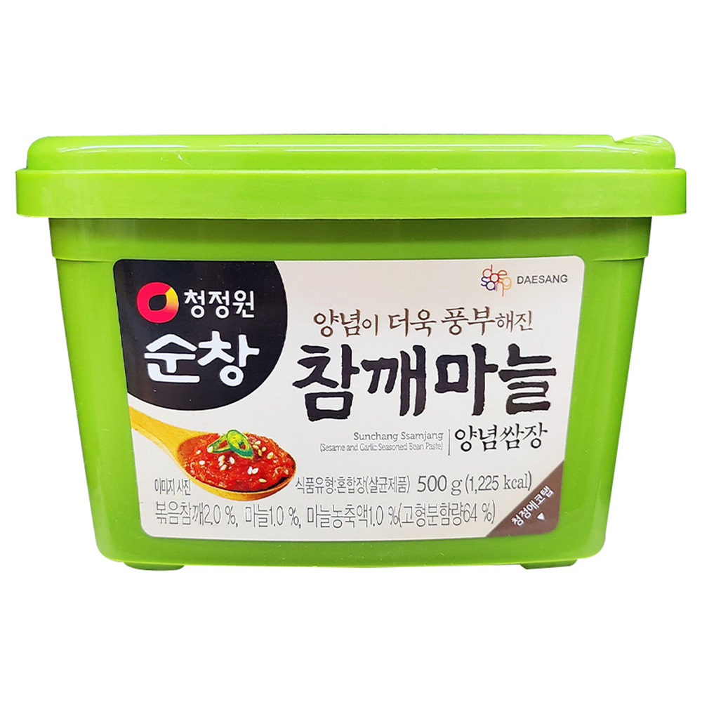 빠르미쇼핑 청정원 참깨마늘양념 쌈장 500g 양념 장 소스