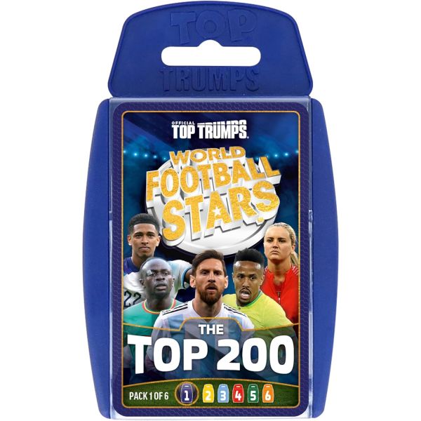 탑트럼프 월드 풋볼스타200 축구 카드 보드 게임 무시알라 벨링엄 플레이 교육용 선물 잉글랜드 굿즈