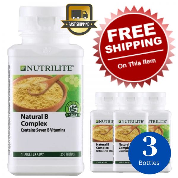 NUTRILITE 최적의 건강을 위한 3배 뉴트리라이트 내추럴 B 콤플렉스 250탭 빠른 배송!!