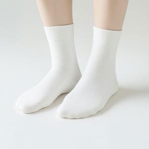 여자 긴양말 10켤레 긴목 중목 골지밴드 학생양말