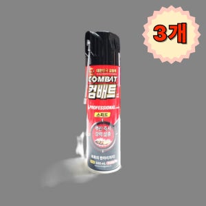 컴배트 스피드 에어졸(프로페셔널) 500ml 바퀴용 즉각살충x3개