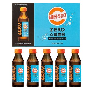 0kcal 비타 500 오백 제로 스파클링 병 박스 비타민 C 타우린 파워 클렌즈 클린주스