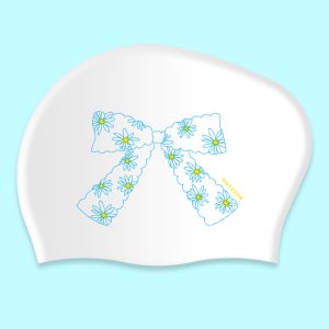 [맥스존] 롱헤어 실리콘 수모 긴머리 귀여운 수영 모자 편한 빅사이즈