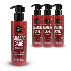 미쟝센 데미지 케어 레드 프로틴 손상 모발용 헤어 크림 에센스 140ml, 4개
