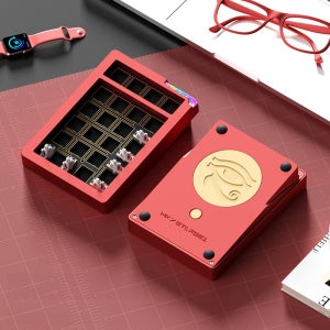 WEIKAV STARS21 기계식 숫자 넘버 텐키 알루미늄 키패드 베어본 레드