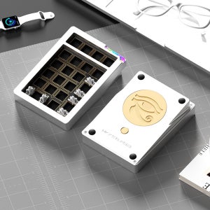 WEIKAV STARS21 기계식 숫자 넘버 텐키 알루미늄 키패드 베어본 실버