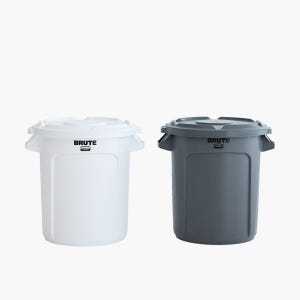 러버메이드 벤티드 브루트 75L 원형통 원형 휴지통 대형쓰레기통