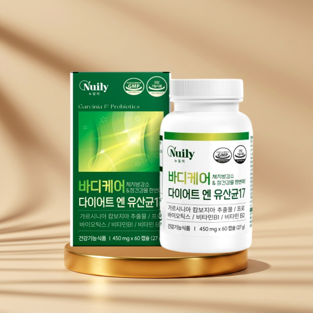 6중복합 바디케어 다이어트유산균 체지방감소+장건강 에너지업 60캡슐