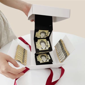 사방 펼쳐지는 서프라이즈 선물 상자 용돈 박스 현금 이벤트 풀세트