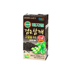 고소한 정식품 검은 참깨 고칼슘 베지밀 두유 190ml, 96개