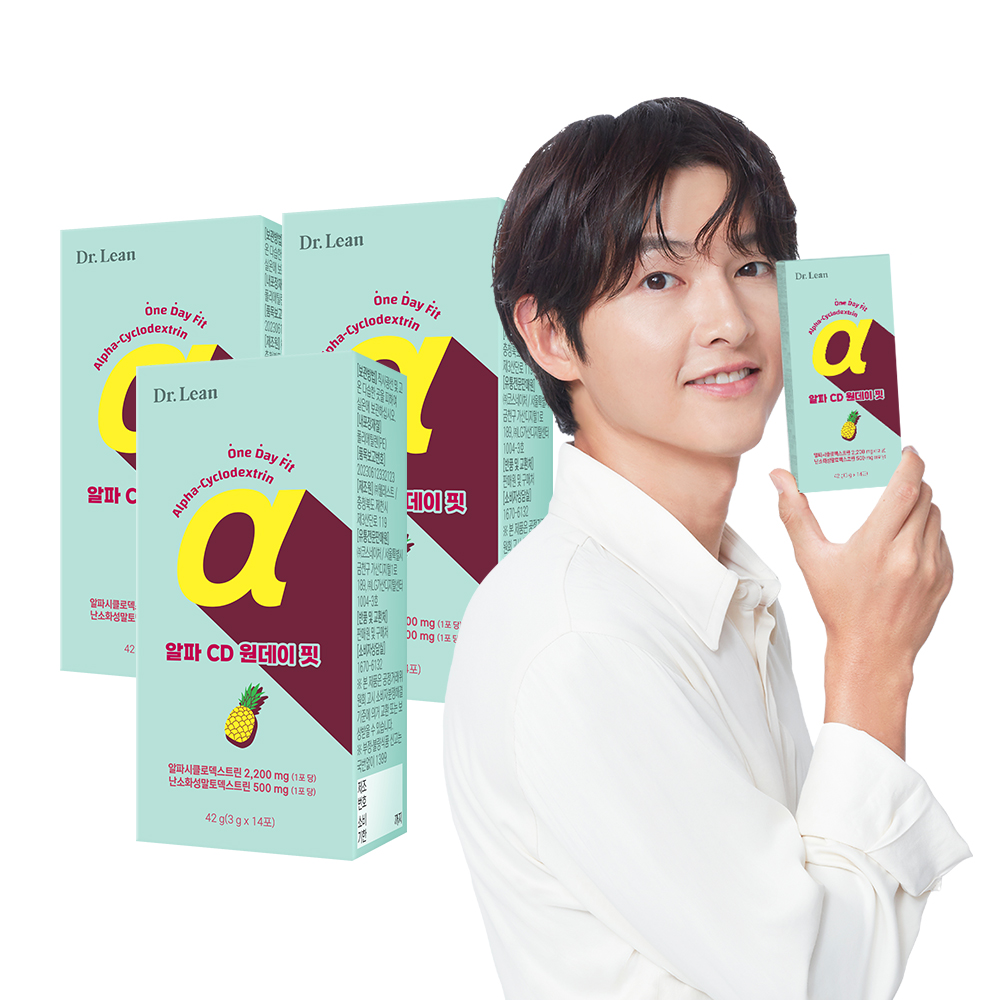 [3박스] 닥터린 알파 CD 원데이 핏 알파시클로덱스트린 6주분 총42포 알파시디