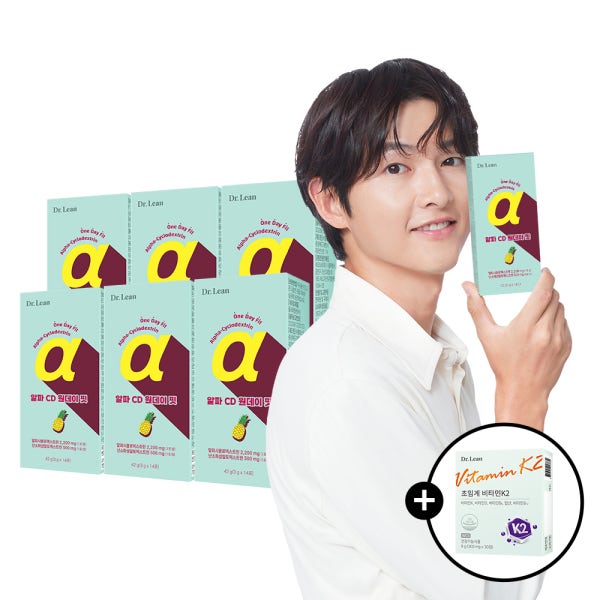 [6박스] 닥터린 알파 CD 원데이 핏 알파시클로덱스트린 알파시디