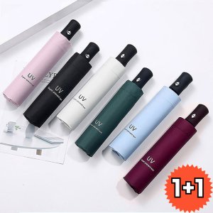 [1+1] 꾸르마켓 베이직 3단 자동우산 자외선차단 양우산 11개 색상