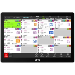 태진 TJ미디어 노래방 시간 관리기 TPOS-15H 15.6인치 태블릿 타입 포스기