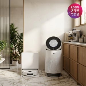 LG 코드제로 로보킹 AI 올인원 로봇청소기 + 퓨리케어 공기청정기 1단 세트 (B93BHB+AS185DWWD)