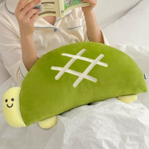 하찮은 거북이 쿠션 귀여운 국민 애착 인형 동물 봉제 모찌