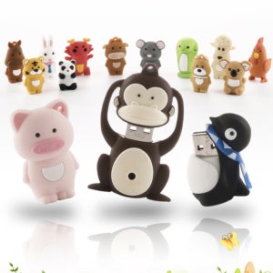 개인용 문서USB메모리 동물 미니 캐릭터usb 16GB 쥐 3종
