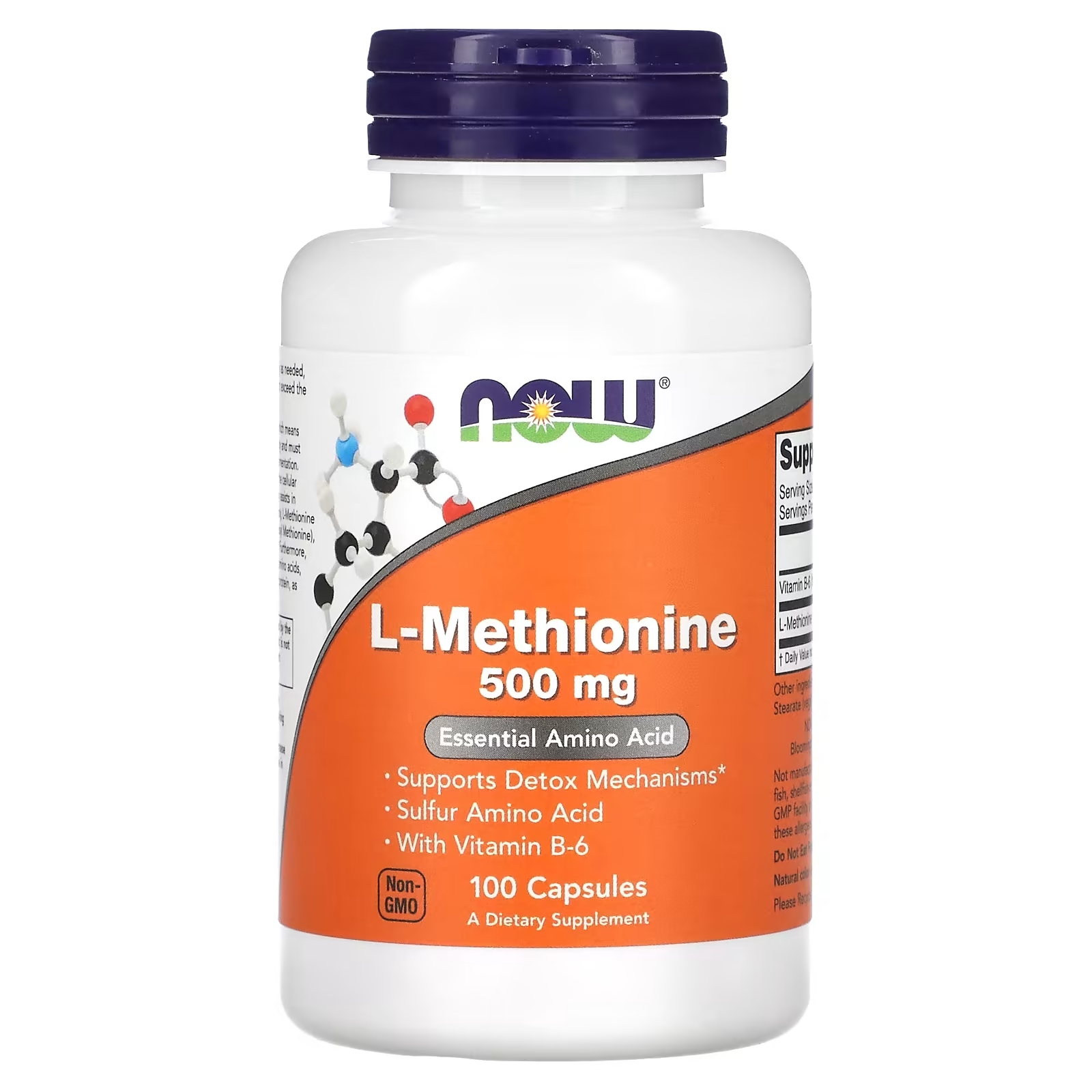 나우푸드 <b>L</b> <b>메티오닌 500mg</b> 100캡슐