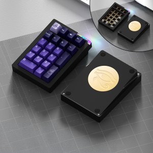 WEIKAV STARS21 기계식 숫자 넘버 텐키 알루미늄 핫스왑 키패드 블랙 - 할로윈