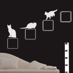 장덕수시트지 pb011-고양이발자국_그래픽스티커