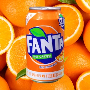 환타 오렌지 355ml 24캔 업소용 탄산음료 음료수 뚱캔 캔음료