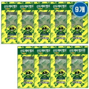 산도깨비 멤브렌 차량용 방향제 피톤치드, 6g, 9개
