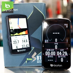 브라이튼 라이더 S810 자전거 속도계 GPS 네비